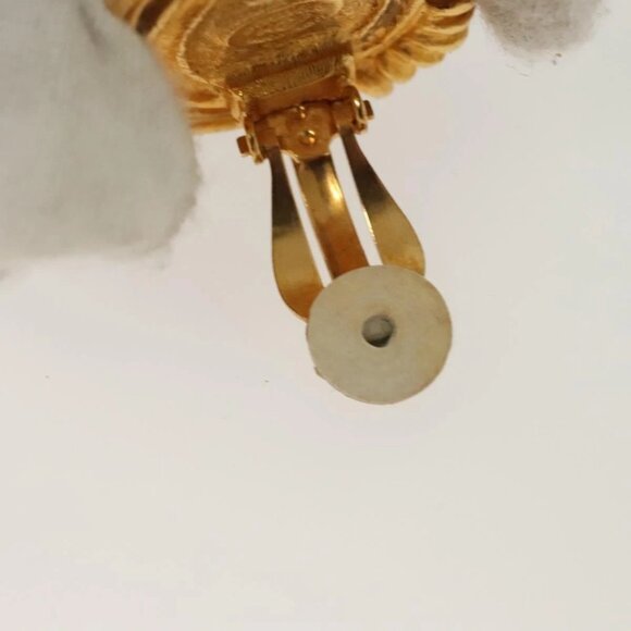 CHANEL Earring metal Gold CC Auth bs29251 - Picture 10 of 13